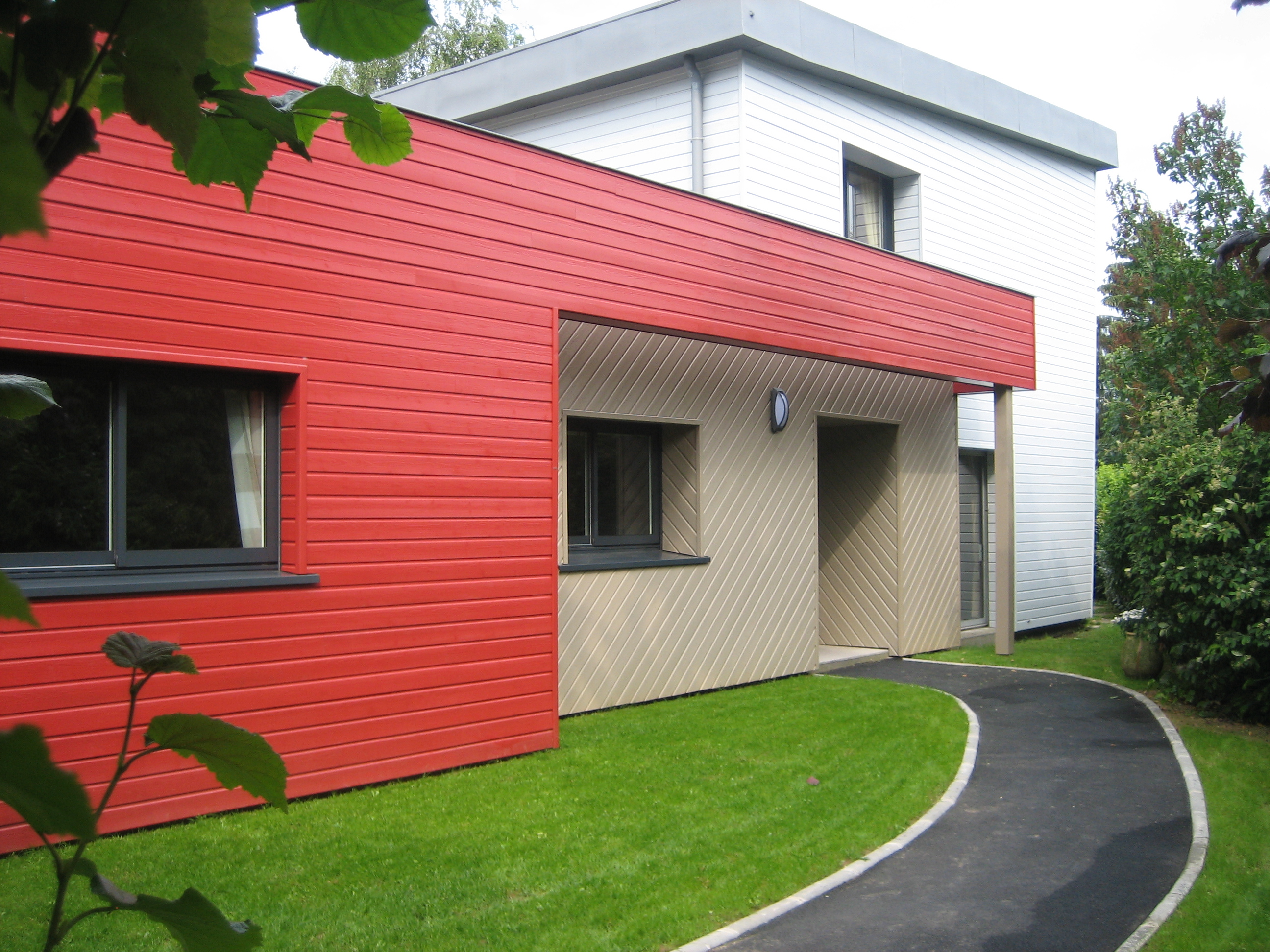 Rénovation extérieure  et extension d’une maison individuelle à Mont-Saint-Aignan